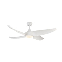 Coronado 56-in Matte White Reversible DC LED Ceiling Fan