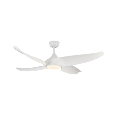 Coronado 56-in Matte White Reversible DC LED Ceiling Fan