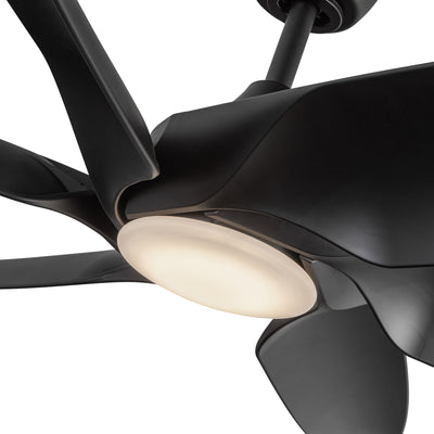 Coronado 60-in Matte Black Reversible DC LED Ceiling Fan