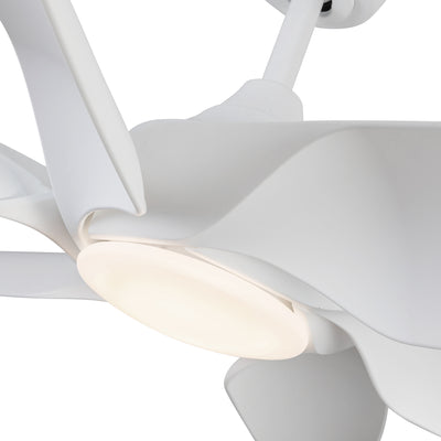 Coronado 60-in Matte White Reversible DC LED Ceiling Fan