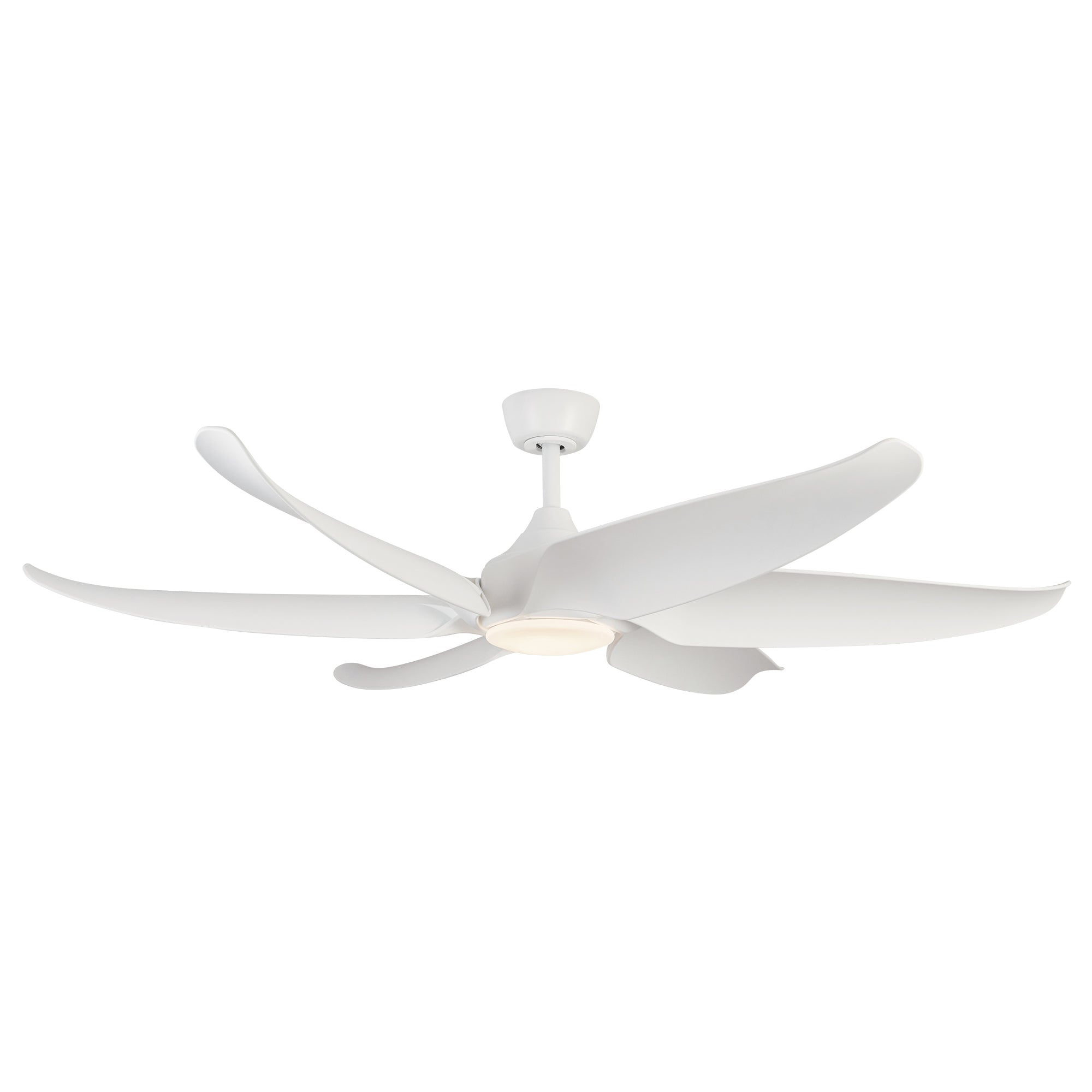 Coronado 60-in Matte White Reversible DC LED Ceiling Fan
