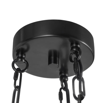 Cortez 25-in Steel Chandelier