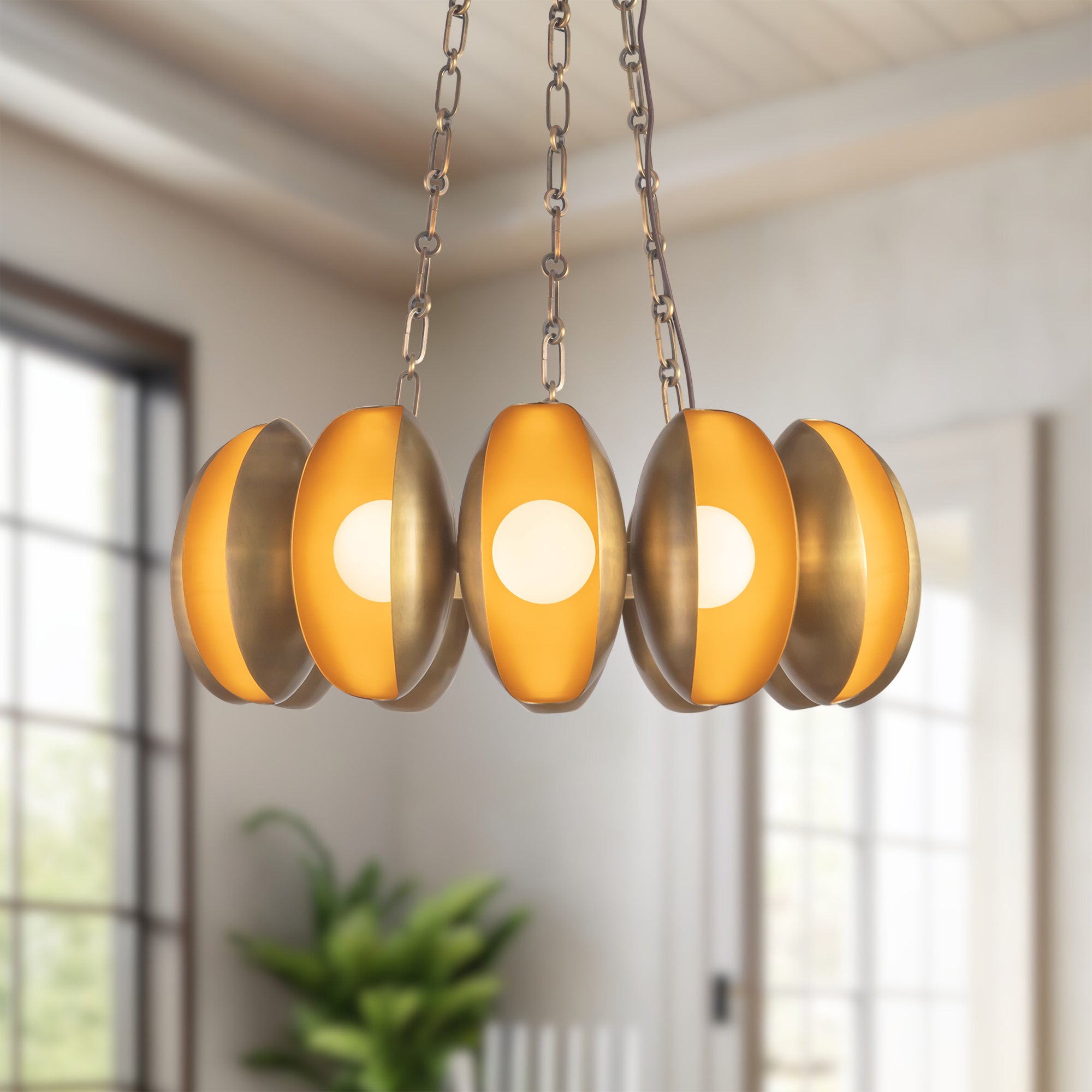 Cortez 25-in Steel Chandelier