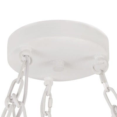 Cortez 37-in Steel Chandelier