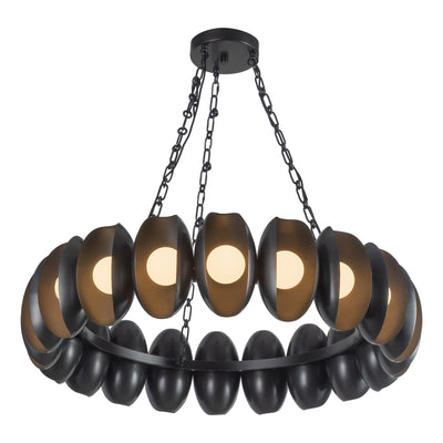 Cortez 37-in Steel Chandelier