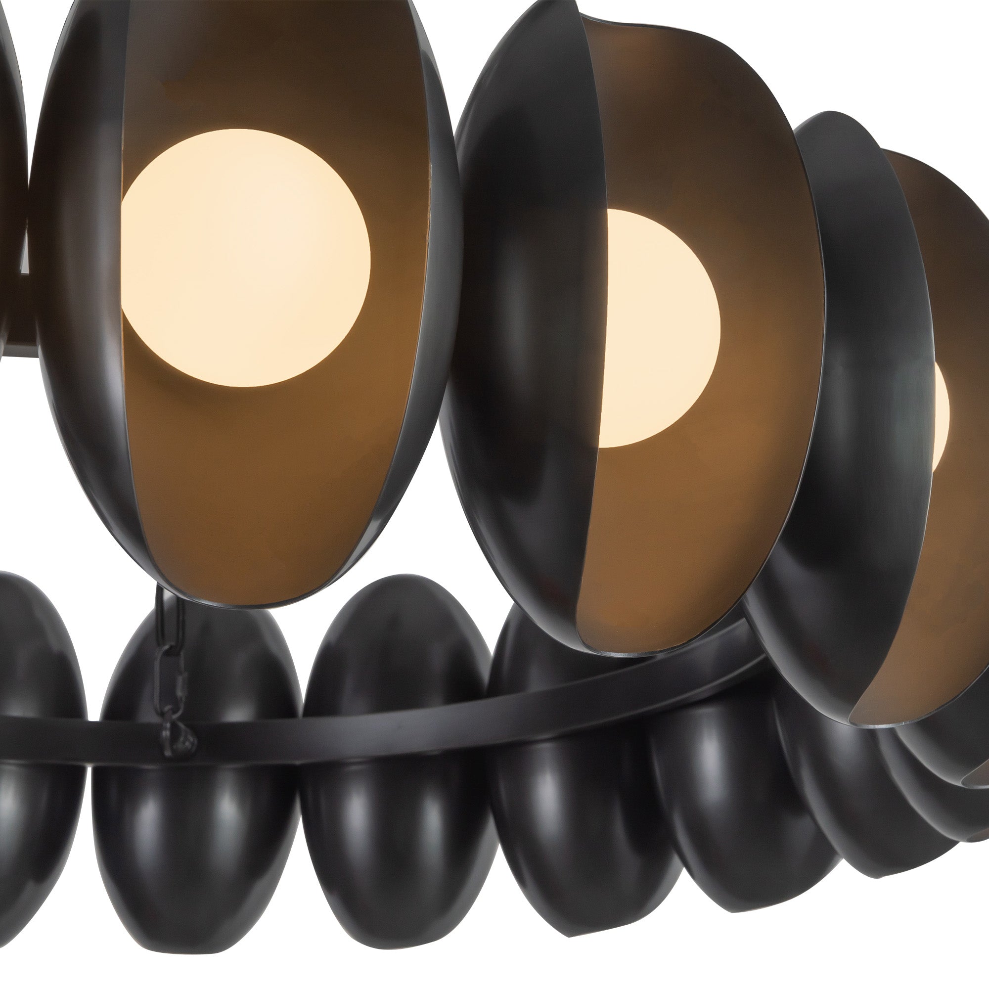 Cortez 37-in Steel Chandelier
