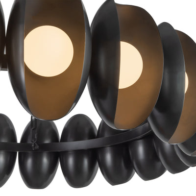 Cortez 37-in Steel Chandelier