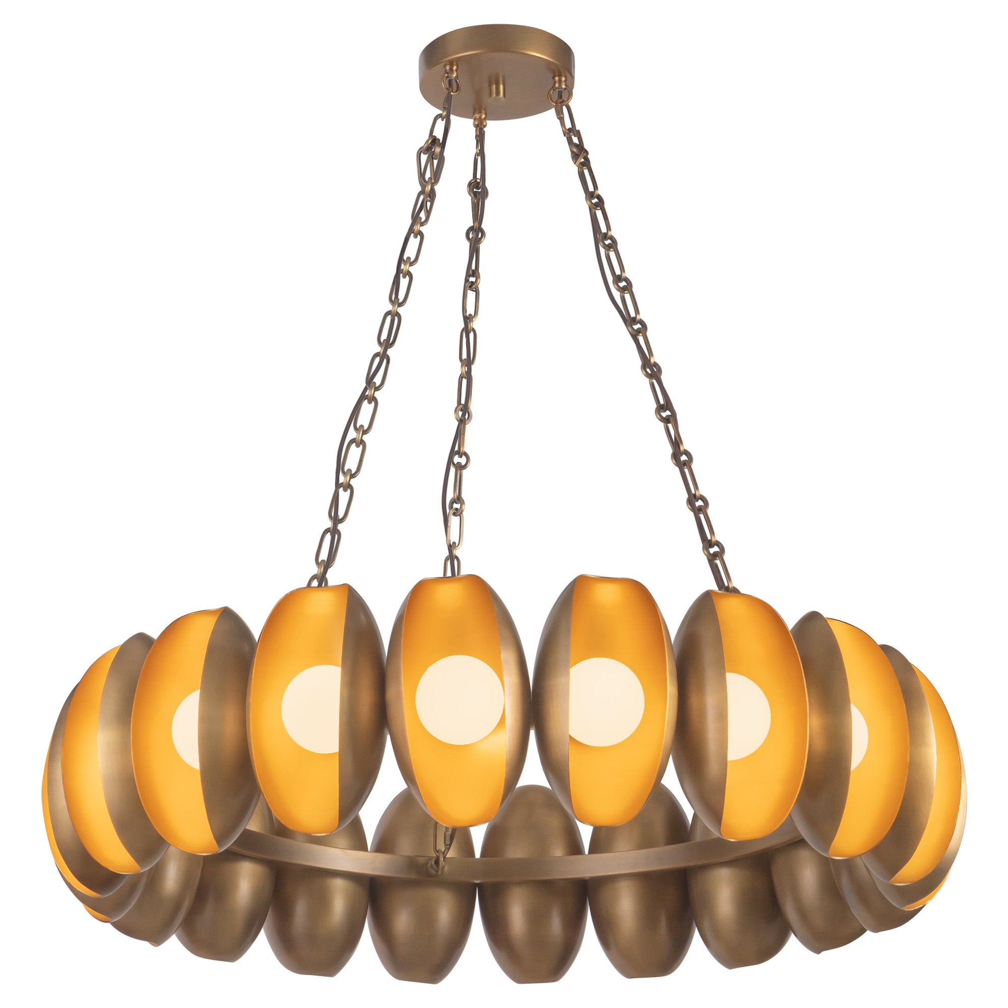 Cortez 37-in Steel Chandelier