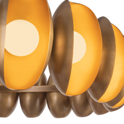 Cortez 37-in Steel Chandelier