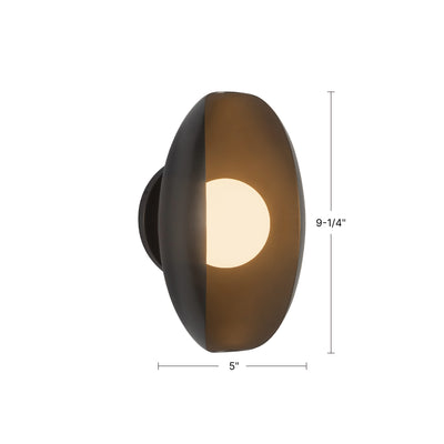 Cortez 5-in Steel Vanity Light