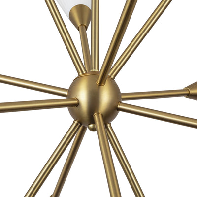 Cosmo 39-in Steel Chandelier