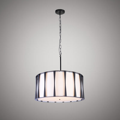 Clarity 4-Light 24-in Matte Black Chandelier Dimmable 240W