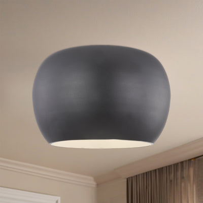 Croft 14-in Steel Flush Mount