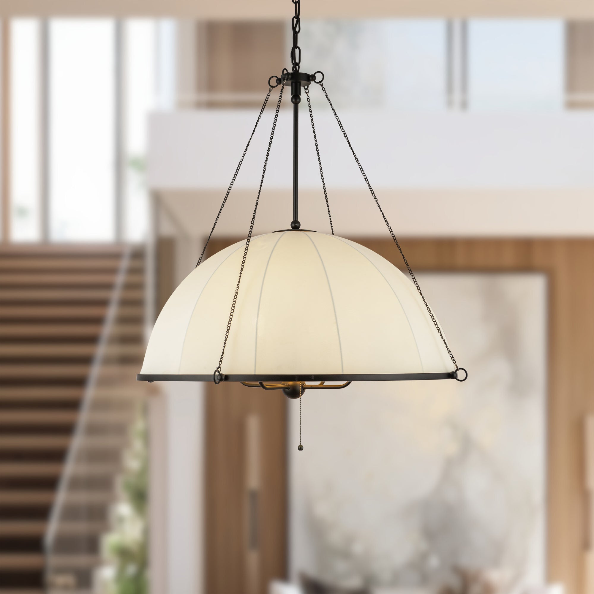 Crosby 33-in Steel Chandelier