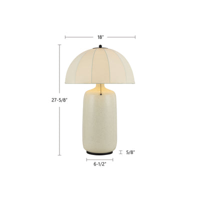 Crosby 18-in Steel Table Lamp