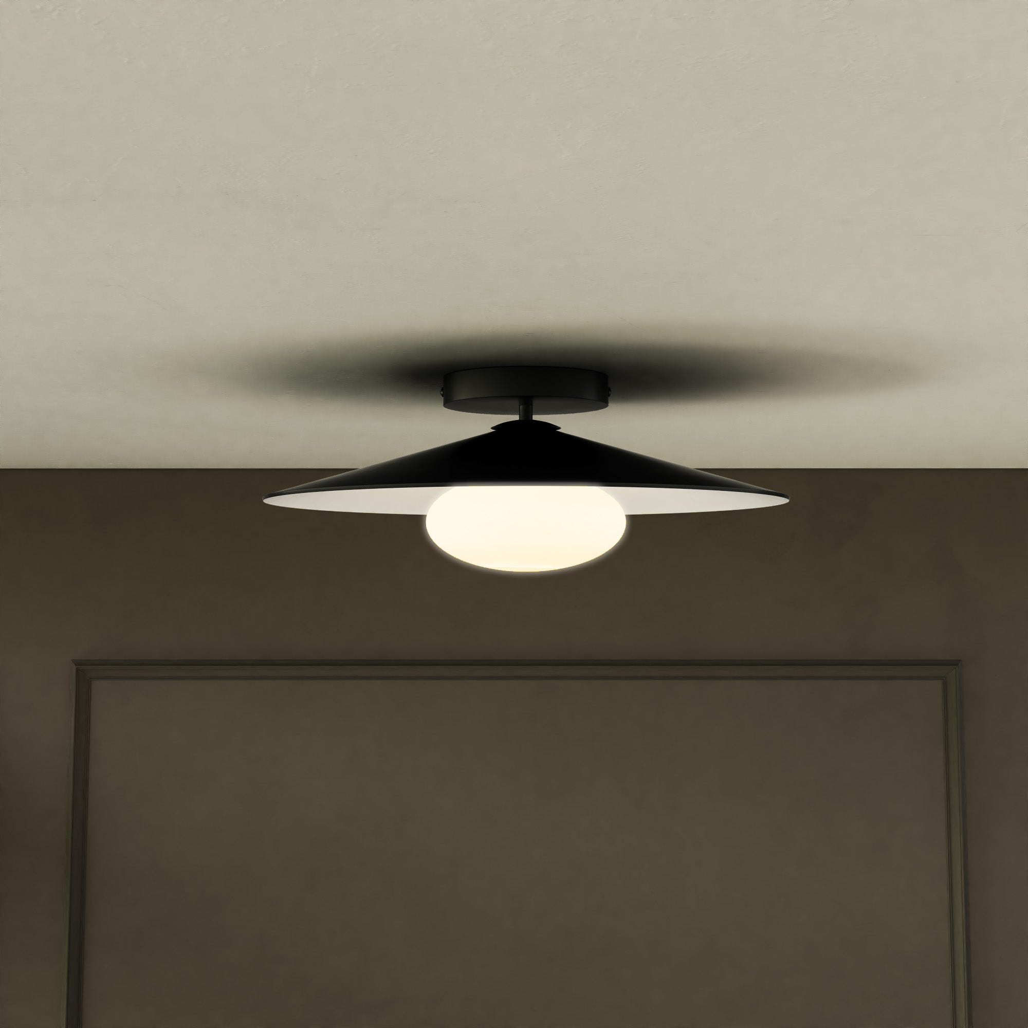 Cruz 15-in Aluminum Flush Mount