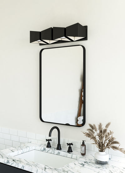 Cubix 24-in Steel Vanity Light