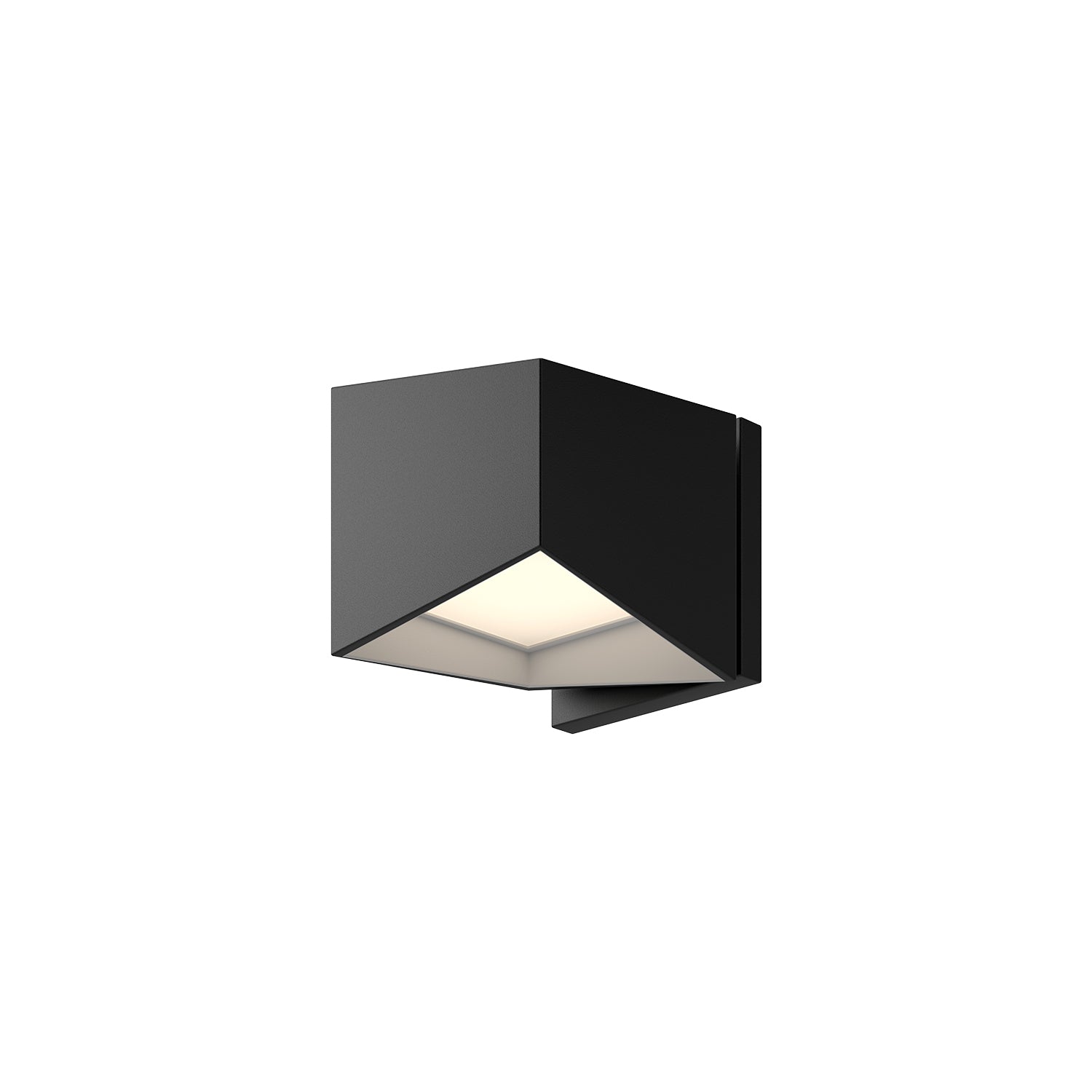 Cubix 5-in Steel Acrylic Wall Sconce
