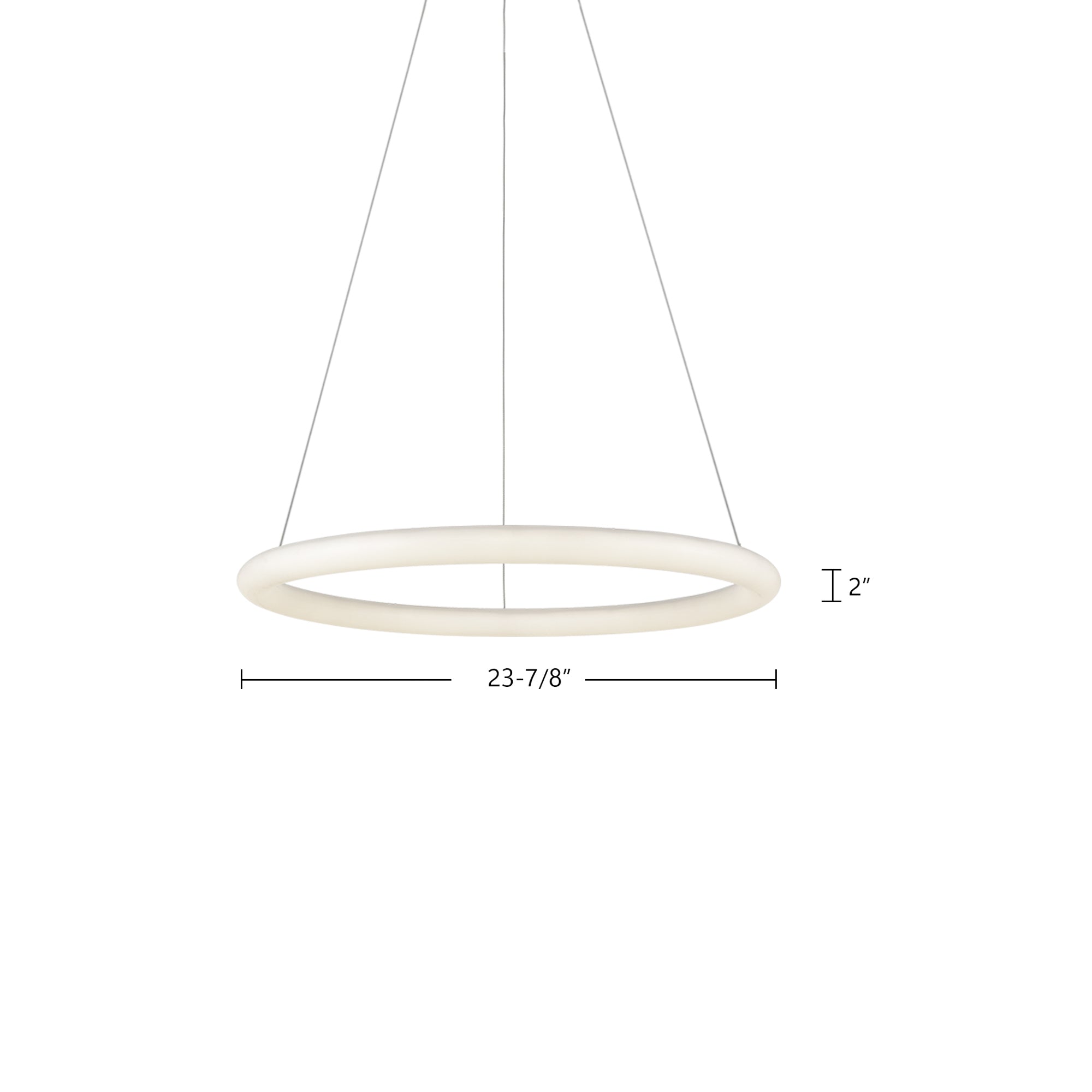Cumulus Minor 24-in Steel Pendant