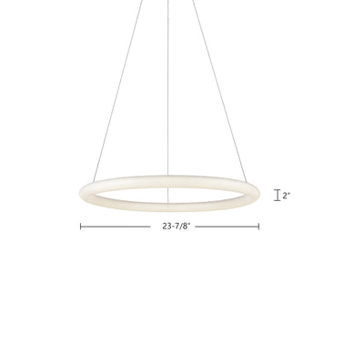 Cumulus Minor 24-in Steel Pendant