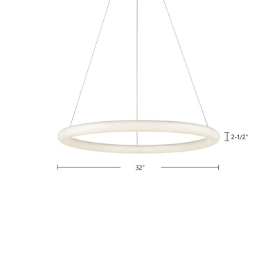 Cumulus Minor 32-in Steel Pendant