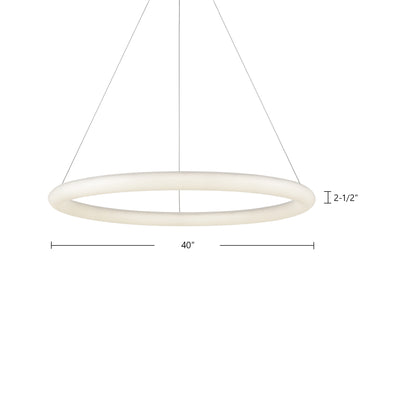Cumulus Minor 40-in Steel Pendant