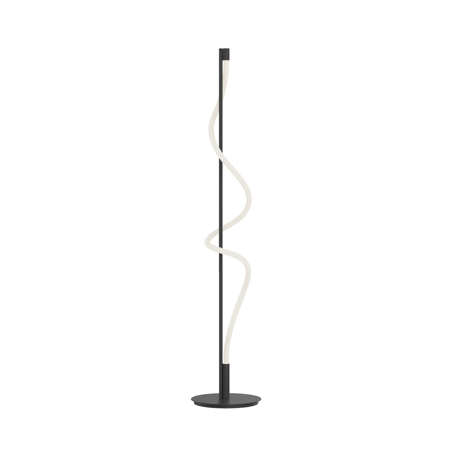 Cursive 12-in Aluminum Floor Lamp