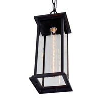 Blackbridge 1 Light Black Outdoor Pendant