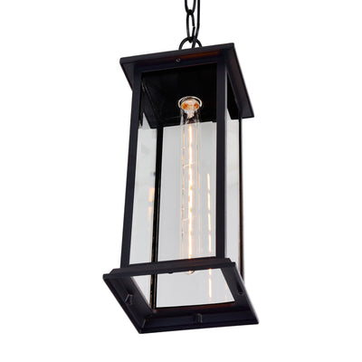 Blackbridge 1 Light Black Outdoor Pendant
