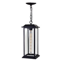 Blackbridge 1 Light Black Outdoor Pendant
