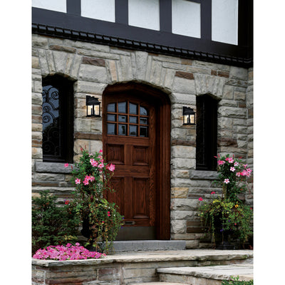 Blackbridge 1 Light Black Wall Lantern