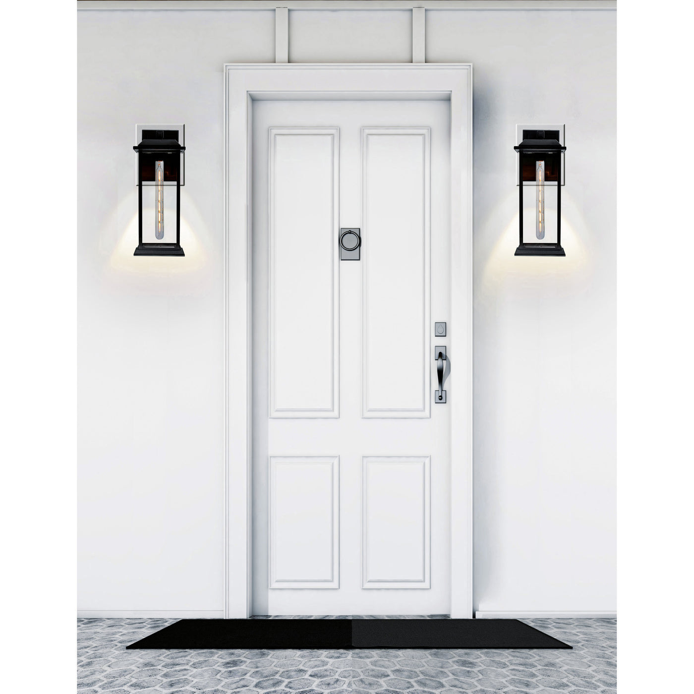 Blackbridge 1 Light Black Wall Lantern
