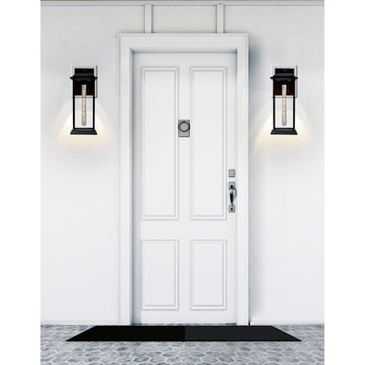 Blackbridge 1 Light Black Wall Lantern