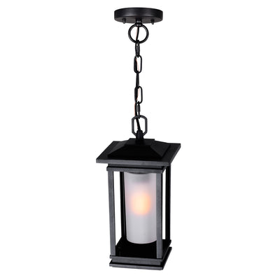 Granville 1 Light Black Outdoor Hanging Light