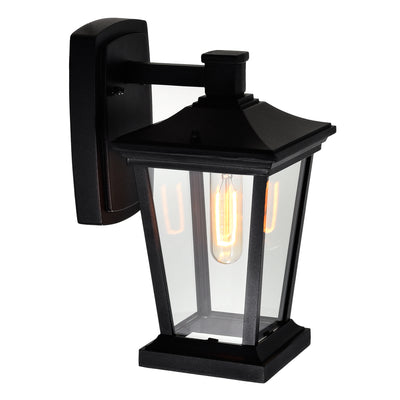 Leawood Outdoor Wall Lights 1 Light Black