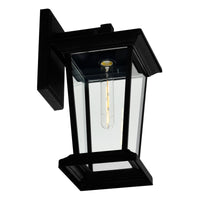 Leawood 1 Light Black Outdoor Wall Lights