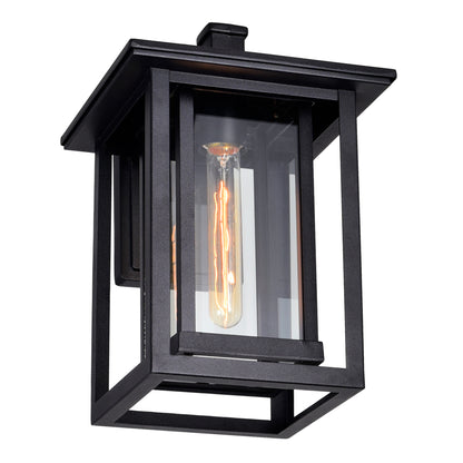 Winfield 1 Light Black Wall Light Outdoor Wall Fixture