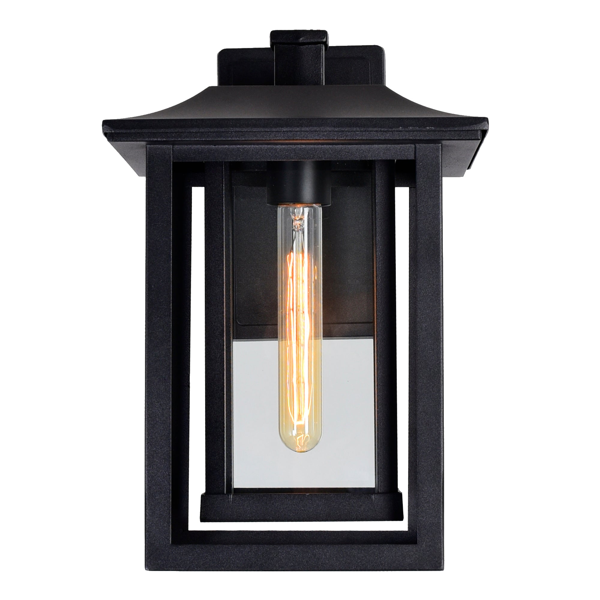 Winfield 1 Light Black Wall Light Outdoor Wall Fixture