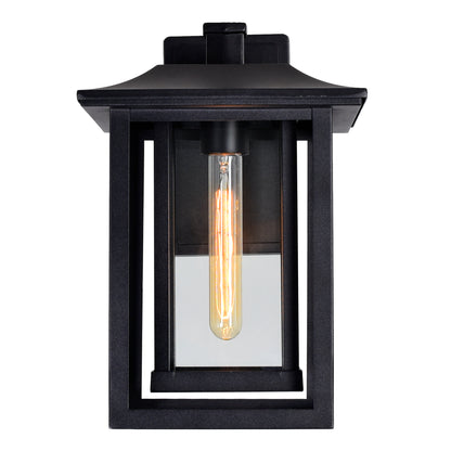 Winfield 1 Light Black Wall Light Outdoor Wall Fixture
