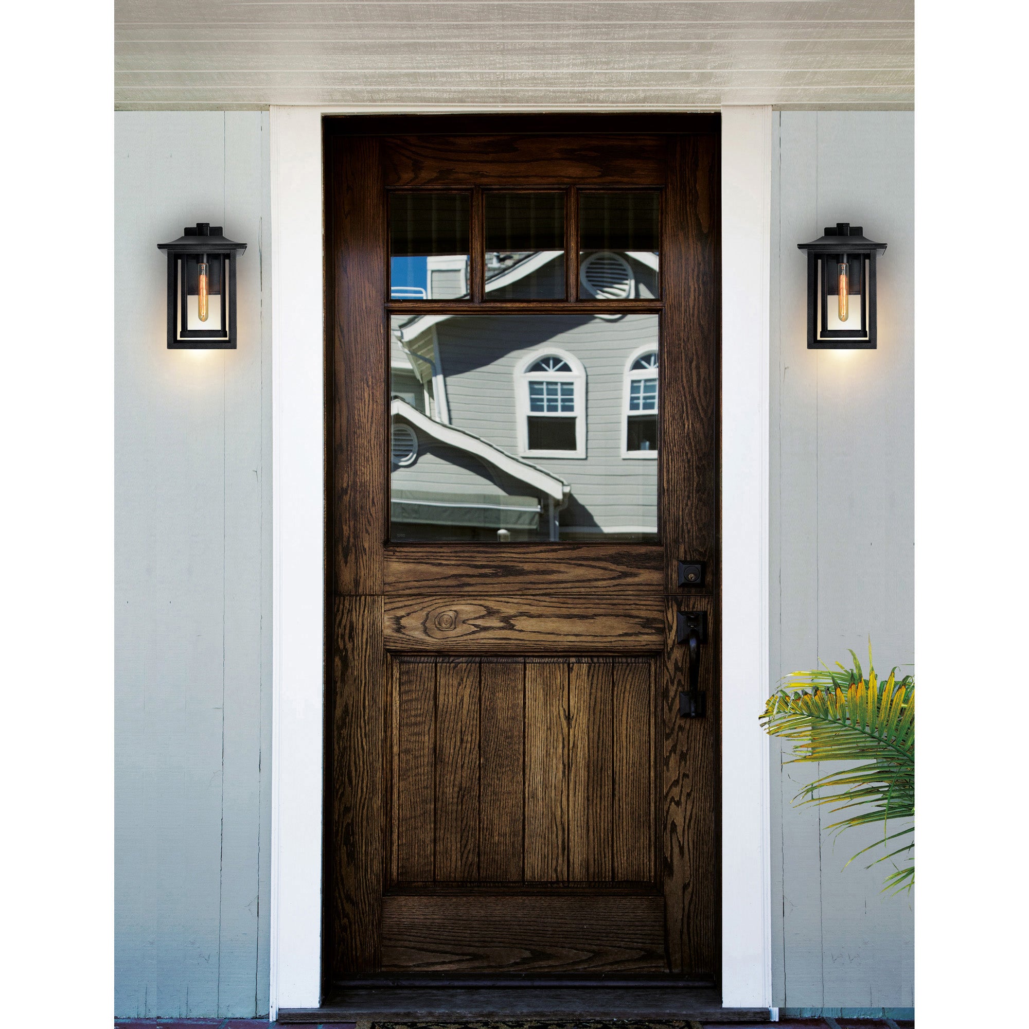 Winfield 1 Light Black Wall Light Outdoor Wall Fixture