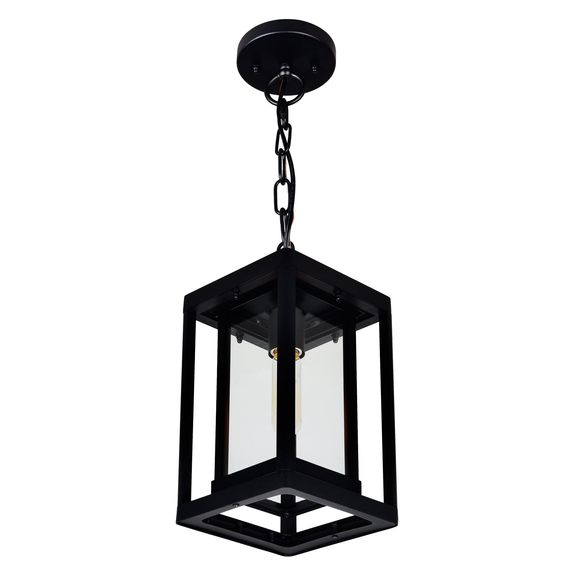 Mulvane 1 Light Black Outdoor Pendant