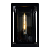 Mulvane 1 Light Black Outdoor Wall Light