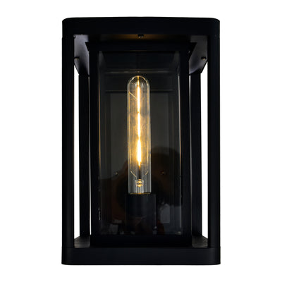 Mulvane 1 Light Black Outdoor Wall Light