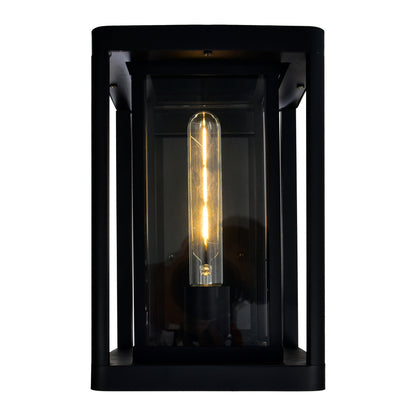 Mulvane 1 Light Black Outdoor Wall Light