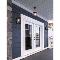 Mulvane 1 Light Black Outdoor Wall Light