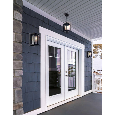 Mulvane 1 Light Black Outdoor Wall Light