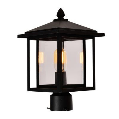 Crawford Outdoor Lantern Heads 1 Light Black