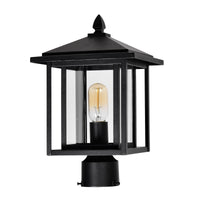 Crawford Outdoor Lantern Heads 1 Light Black