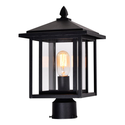 Crawford Outdoor Lantern Heads 1 Light Black