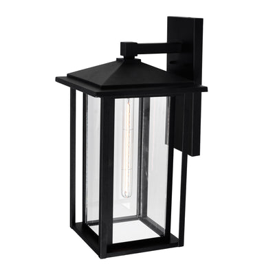 Crawford Outdoor Wall Lights Black 1 Light